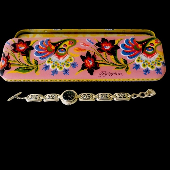 BRIGHTON HARTFORD WATCH ADJUSTABLE BAND NEW BATTERY EXCELLENT CONDITION - Picture 1 of 6